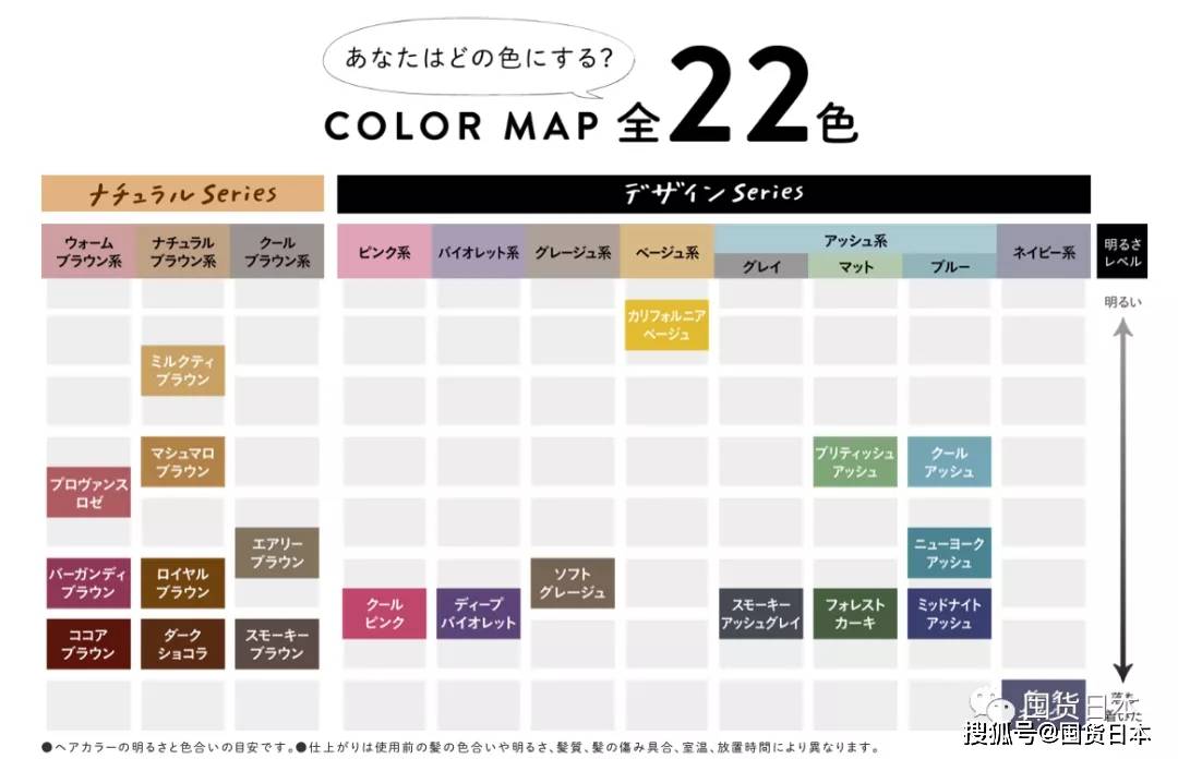 设计日本花王Liese泡泡染发color map全22色，在家就能染出这个秋冬最爱的发色！