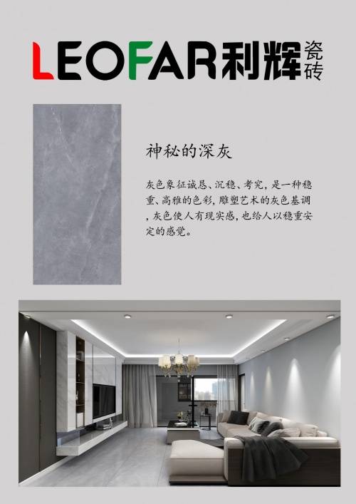 十大品牌、一线品牌利辉陶瓷荣推金质岩系列产品