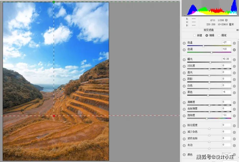 进行 普通风景照片的调色教程，ps教程