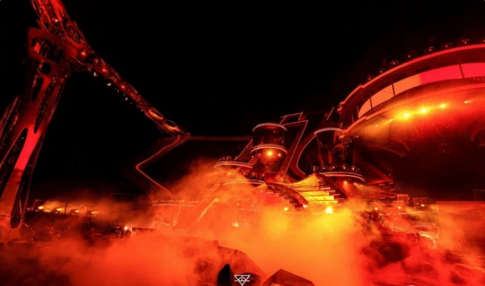 舞台|华晨宇火星演唱会预热，主舞台多视角呈现，打造火星上的音乐家园