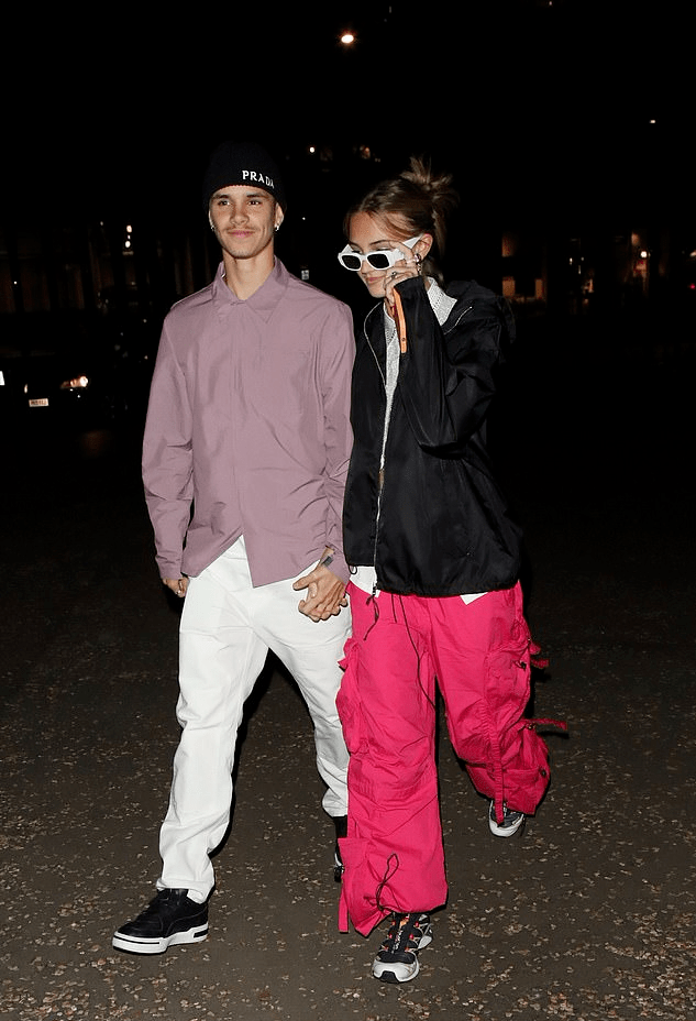 女友 小贝二儿子和女友闪耀派对！罗密欧太帅气，女友穿露腰装秀马甲线