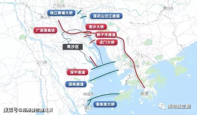 獅子洋通道:廣州—東莞,2027年通車深中通道:深圳—中山,2024年通車