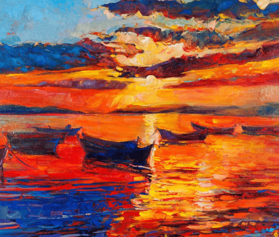 《我喜欢红的东西》69我喜欢红的东西,热烈无比在山脉的四周,落日