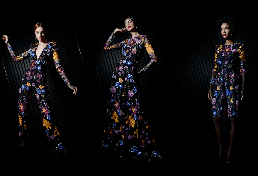 Naeem Naeem Khan 2021秋冬，注重魅力的展现，串珠和流苏为主题