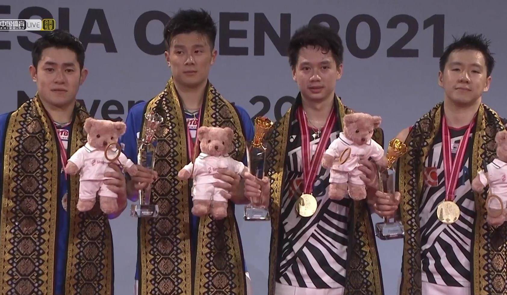 印尼公开赛完美复仇!小黄人组合如愿登顶!