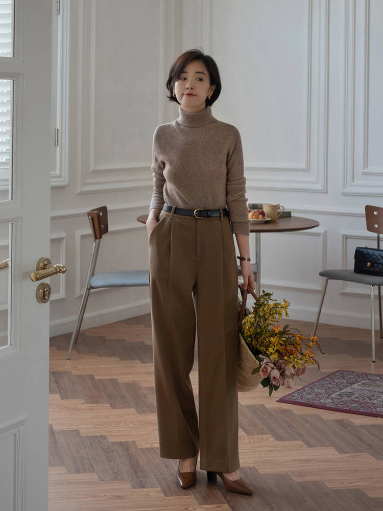 黑色 步入中年后要学会的“针织衫”搭配，看这位博主就够了，chic优雅