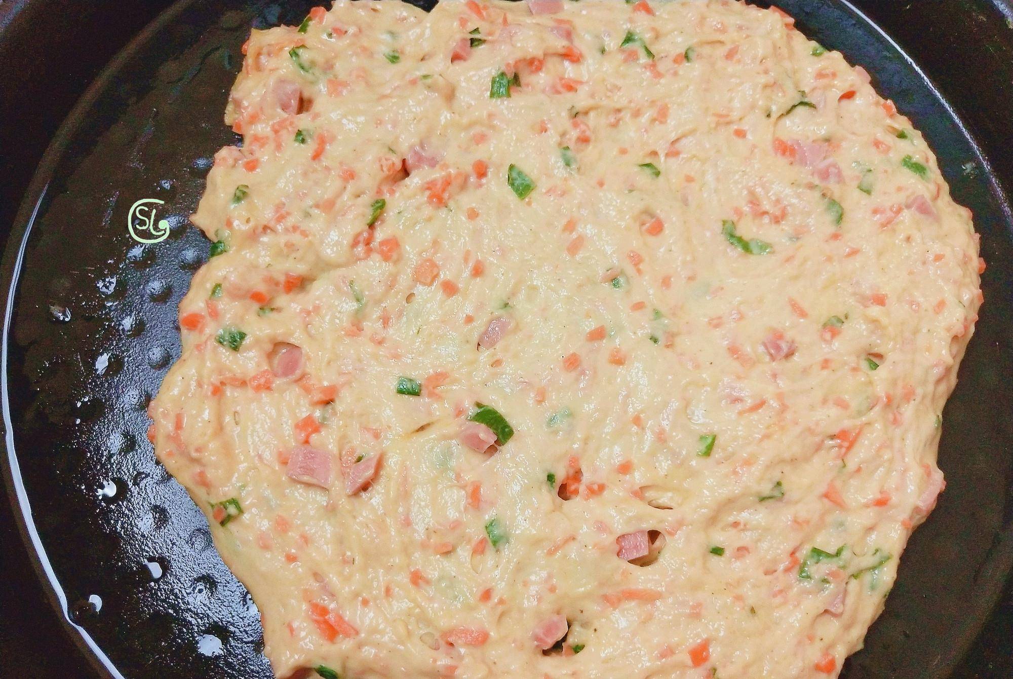 加入适量|早餐简单做法,筷子一搅,蓬松暄软,营养丰富超好吃