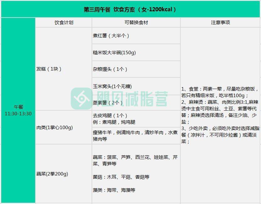 间歇|21天减脂食谱 ｜「学生篇」据说学生党这么吃最减肥