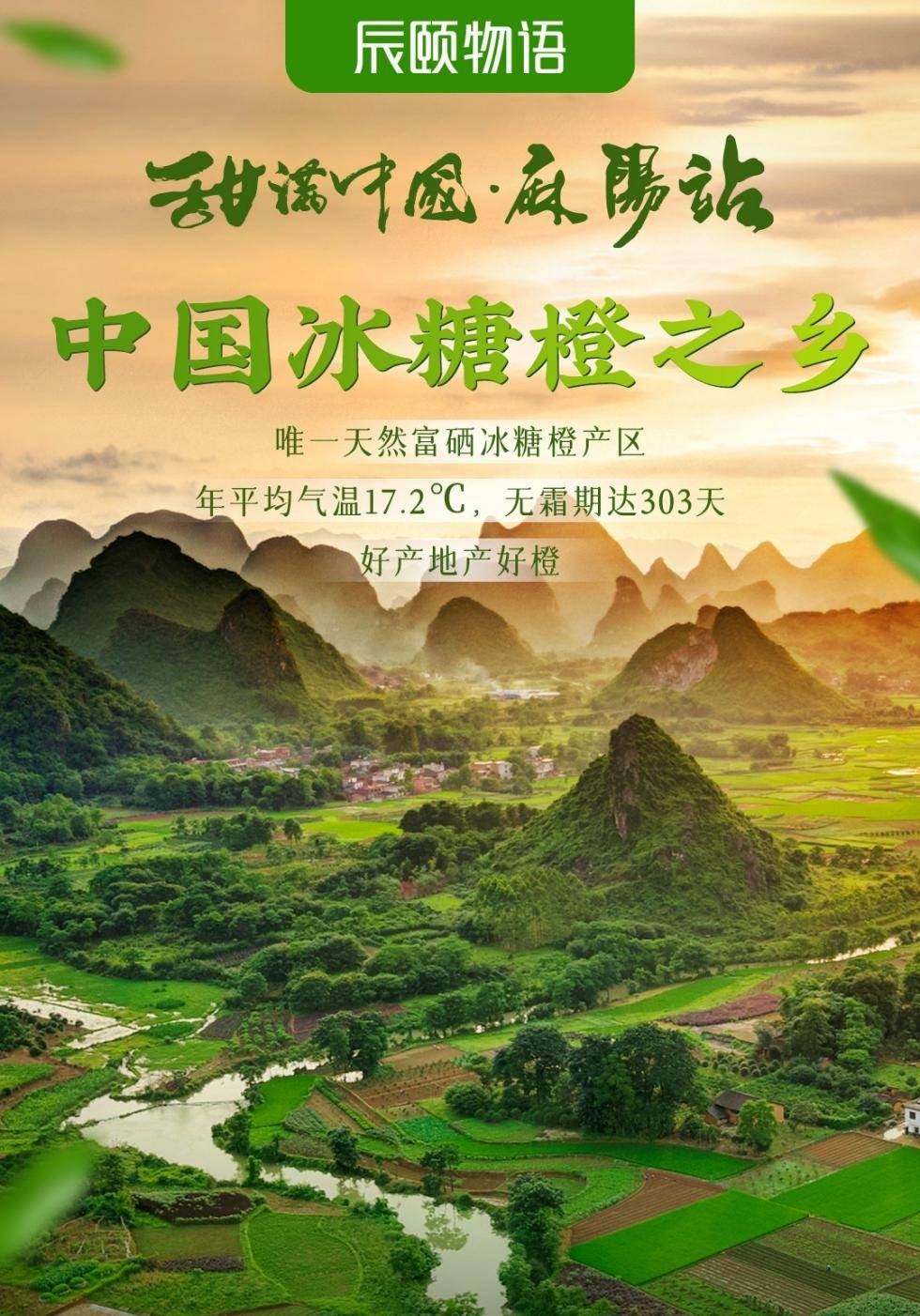 辰颐物语"甜满中国"麻阳冰糖橙产地溯源之旅即将开启!