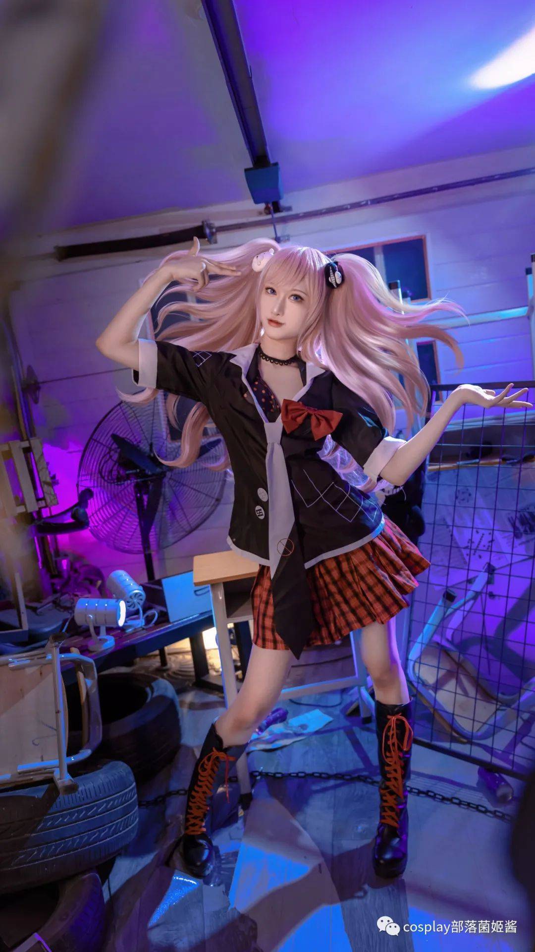 cos:弹丸论破江之岛盾子cos正片@栾一诺_wb_来源_病猫