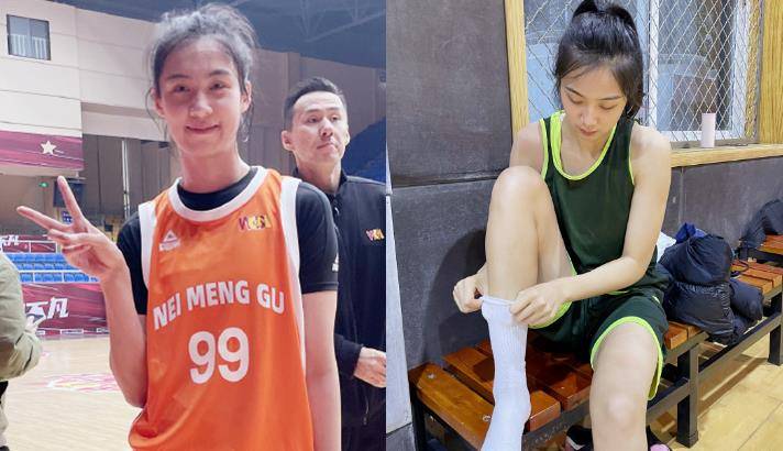 原创中国女篮新小花03年出生身材近1米9大长腿绝了越看越美