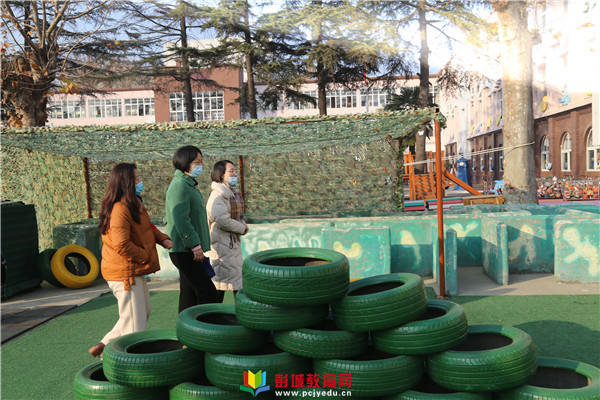贾汪区团结幼儿园迎接区教育局疫情防控安全工作检查