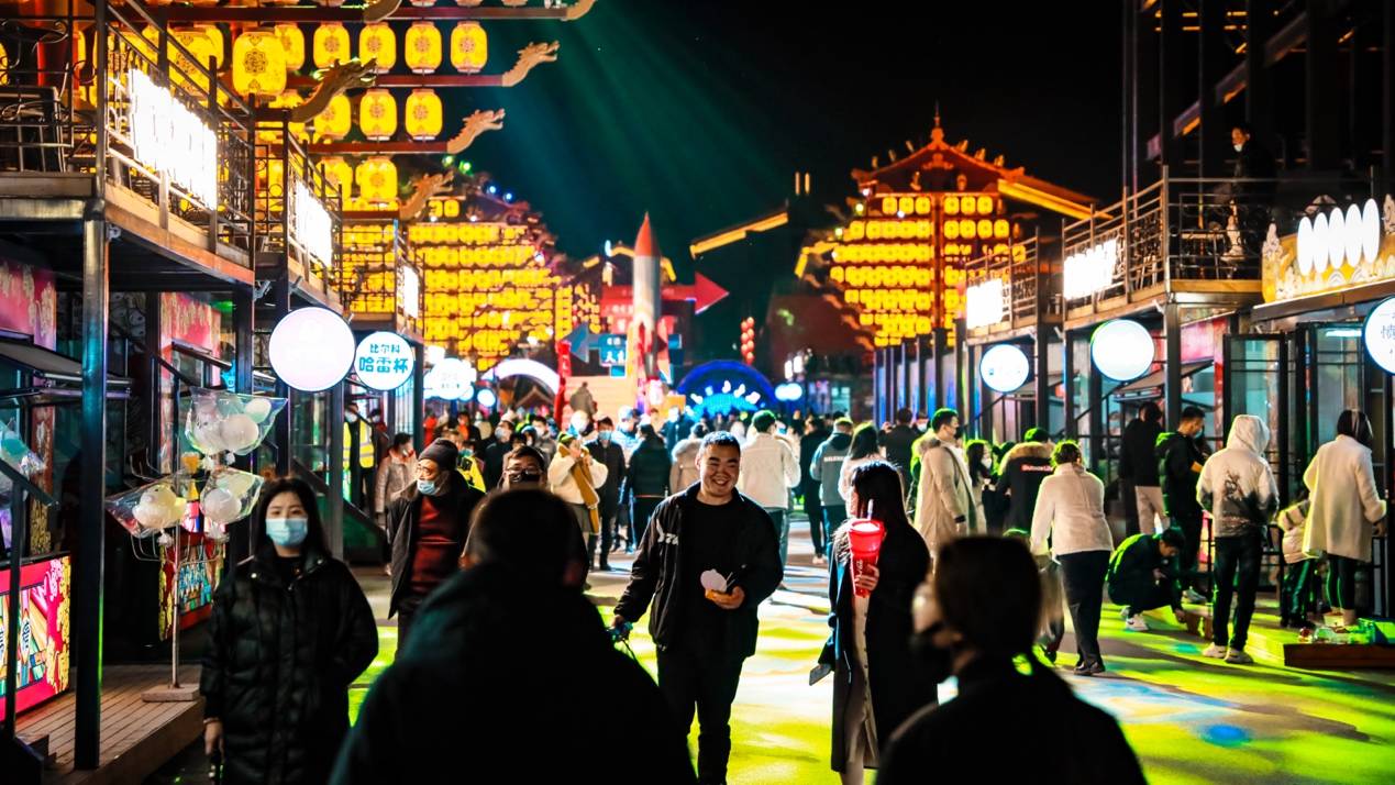 大唐芙蓉园|夜晚的颜值巅峰，山东的夜游首选，青州不夜城来啦~