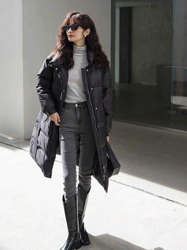 原创黑色羽绒服很普通可能是搭配出了问题让时髦精教你怎么穿