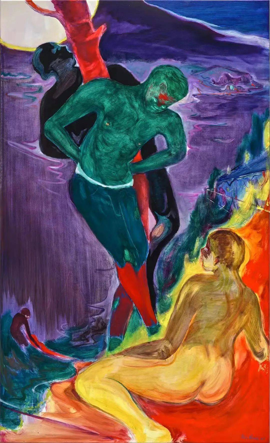 傅饶德国新表现主义的绘画世界燃烧的色彩