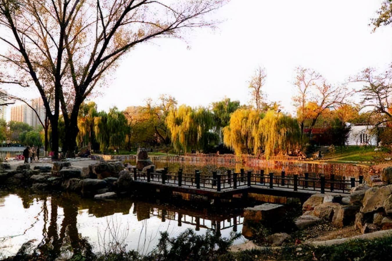 河北颠覆型的公园，被称闹市中的“江南水乡”，免费开放游人不绝