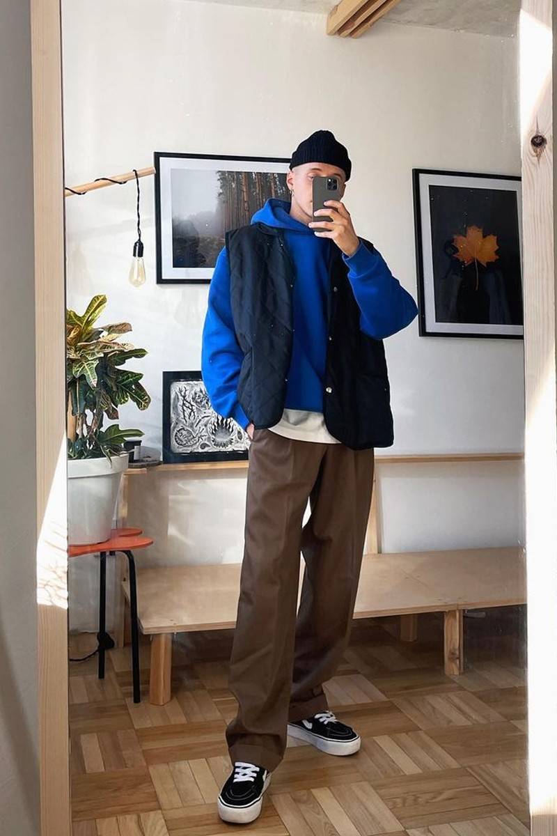 浅绿色 一米七的男生怎么穿？造型不用太花俏，跟着博主，基础色系就搞定