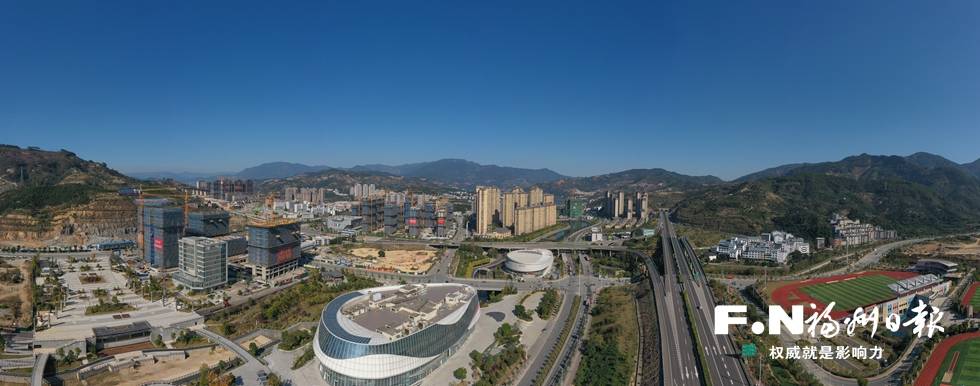 建设中的梅溪新城.