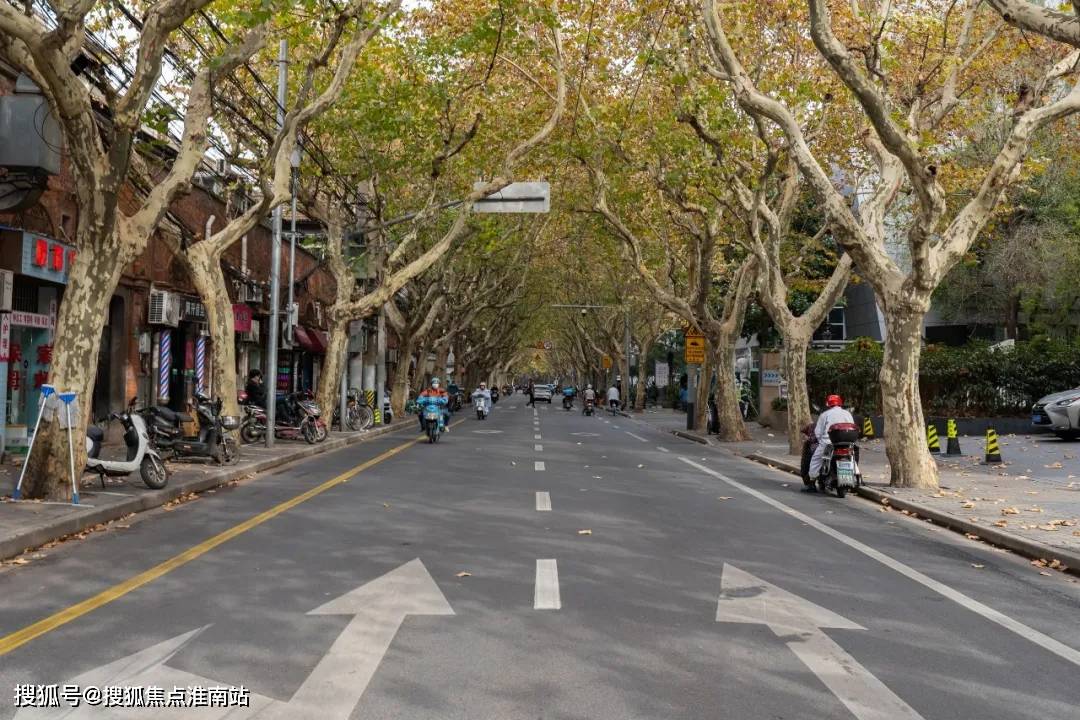 初冬时节,趁着风和阳光正好,在梧桐街道自在散步,到名人故居前的草地