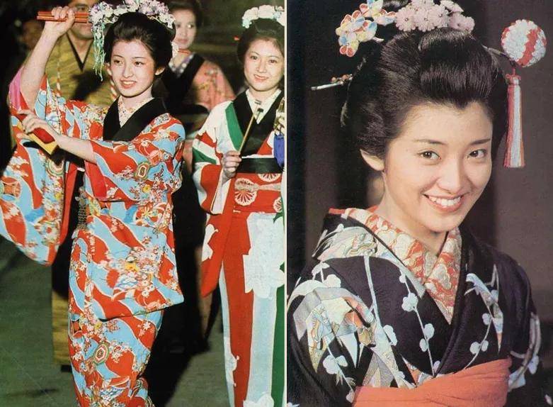 发髻,使得那张严肃的鹅蛋脸越发小巧玲珑,匀称端庄,像日本传统画像里