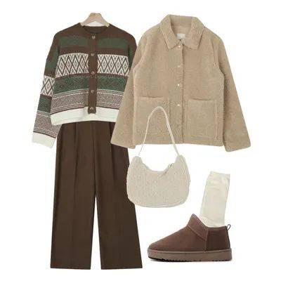 套路 入冬简约舒适穿搭，高级又温柔！