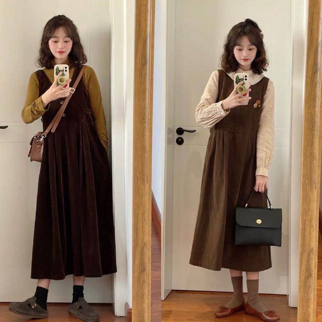 条纹 诟谇条纹衫腰间的褶皱遮蔽了水桶腰的缺陷