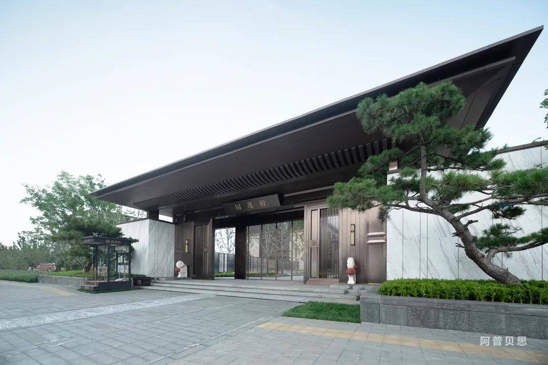 在庄严和幽静中瞥见古今:唐山国茂府 | up s作品_园林_澜庭_归家