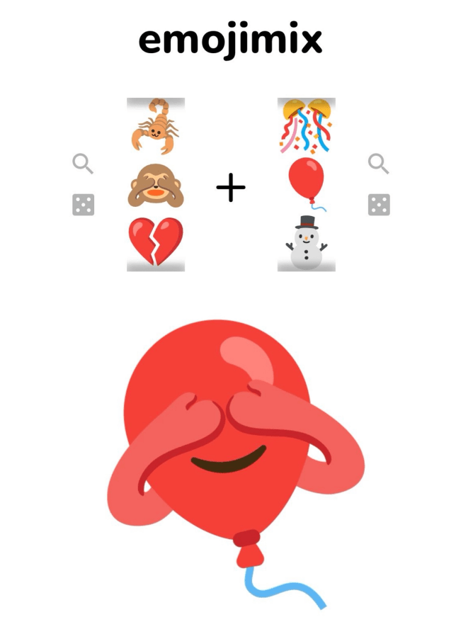 超火的emoji合成器来了!一秒合成你想要的表情,朋友圈都在玩