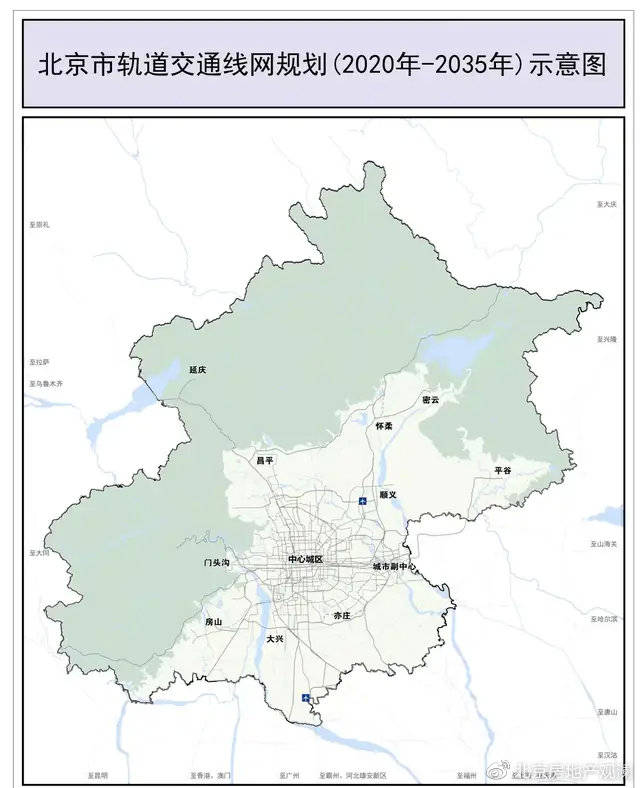 北京地铁2035年规划解读谁是赢家谁是失意者