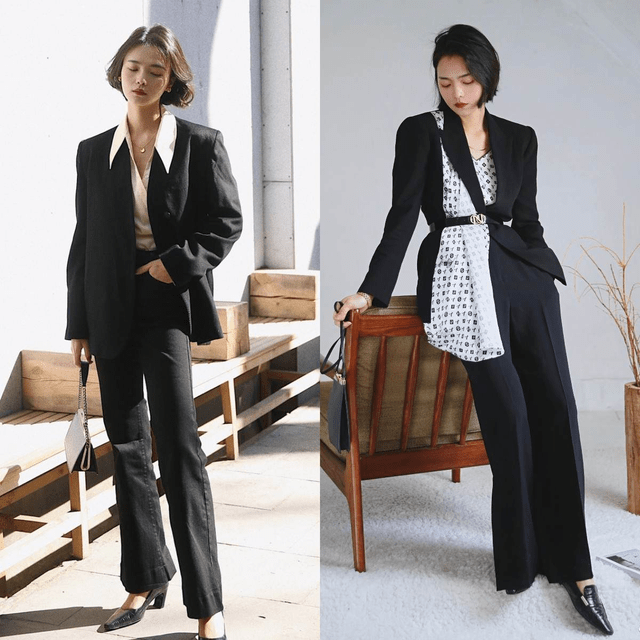 职场 职场女人必备的西装，用这4种搭配方式，时髦感爆棚