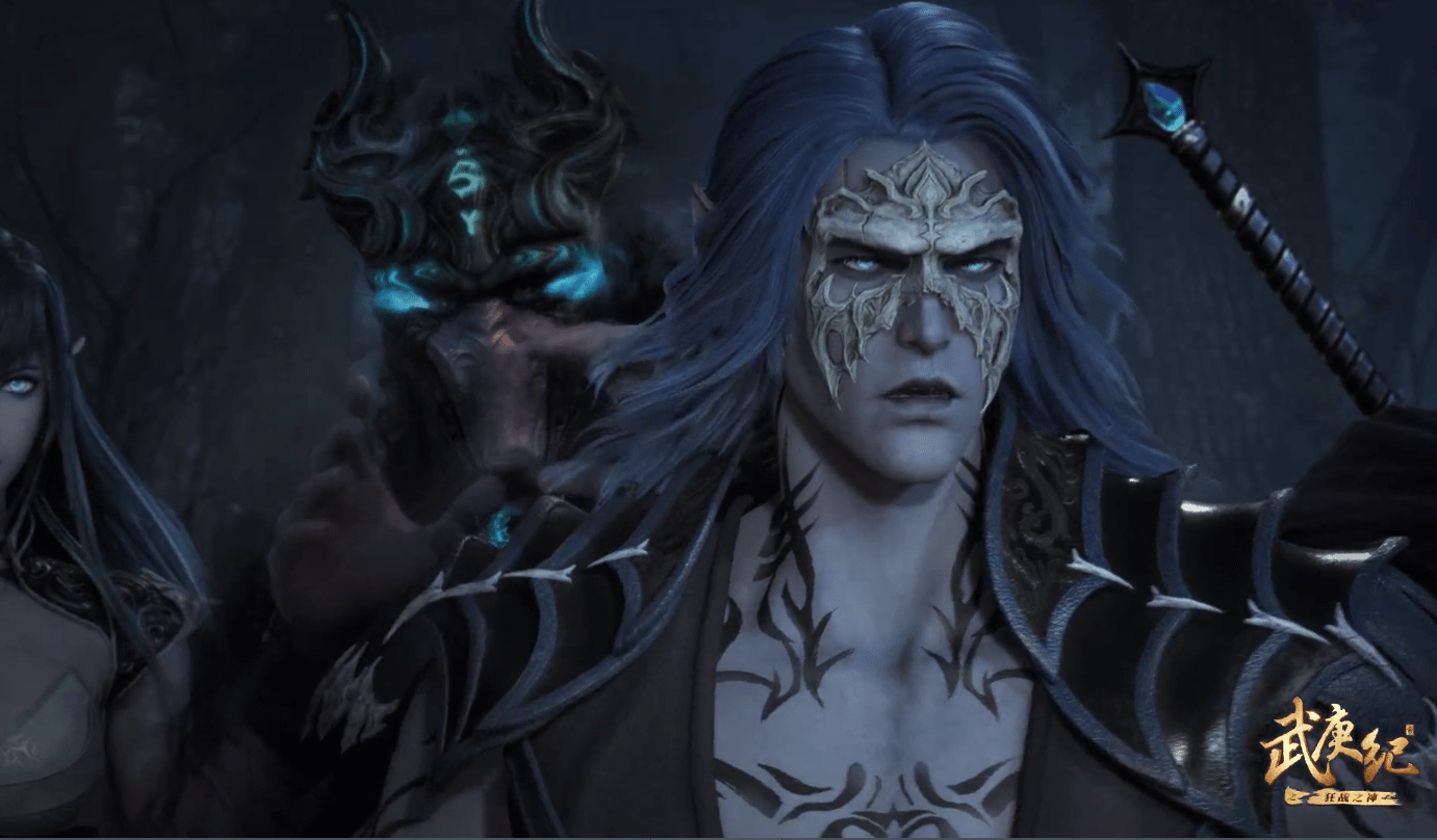 武庚纪:暗影族神秘身份揭晓,他们都没有头颅,暗影族就是刑天族_眼神