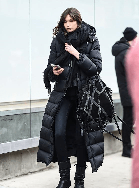 黑色 黑色棉服的时尚搭配推荐来了，这么搭配不仅时髦，还挺有特色