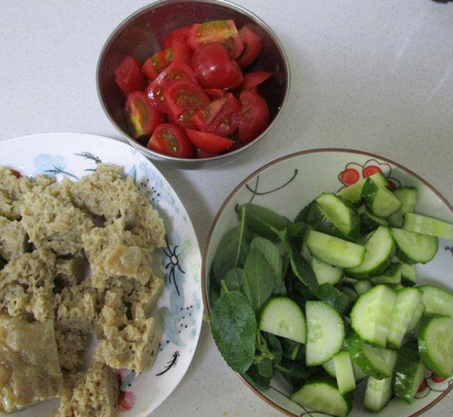 夏天|四喜烤麸色拉，爽口好吃，营养美味的开胃菜