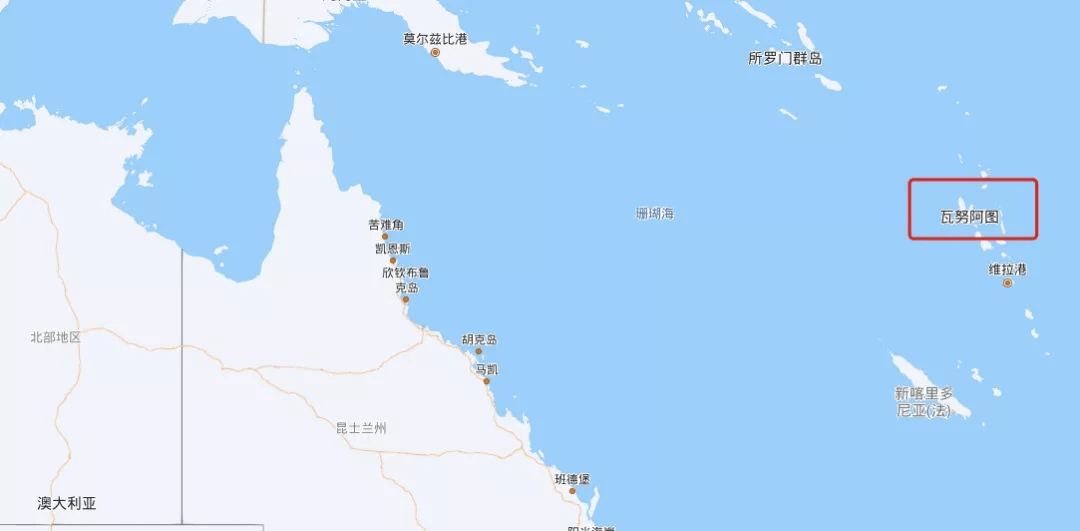 瓦努阿图位于南太平洋西部,属美拉尼西亚群岛,由83个岛屿(其中68个
