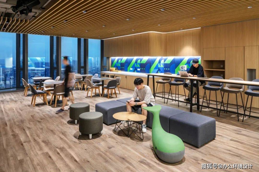 办公环境设计无边界办公的无限可能腾讯音乐娱乐集团新办公室设计欣赏