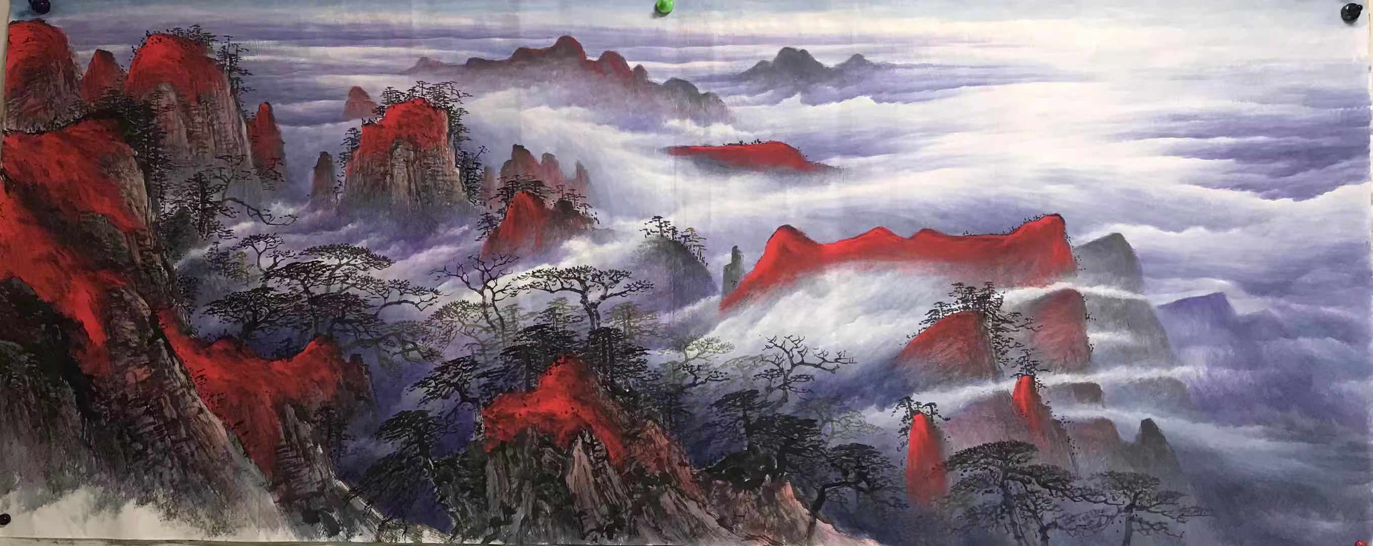 云海艺术当代百杰青年画家李会强作品鉴赏