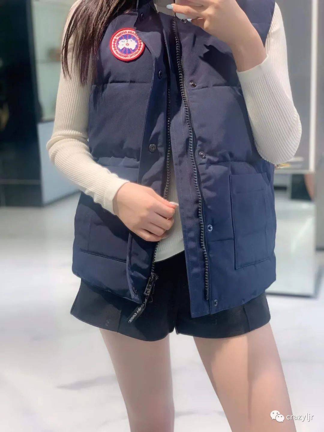 迷彩 CANADA GOOSE/加拿大鹅 羽绒马甲 4154M大鹅羽绒服