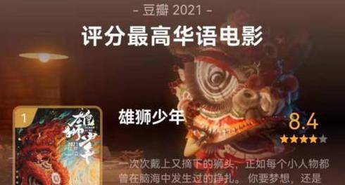 电影|别尬夸，今年评分最高华语电影《雄狮少年》已票房惨败
