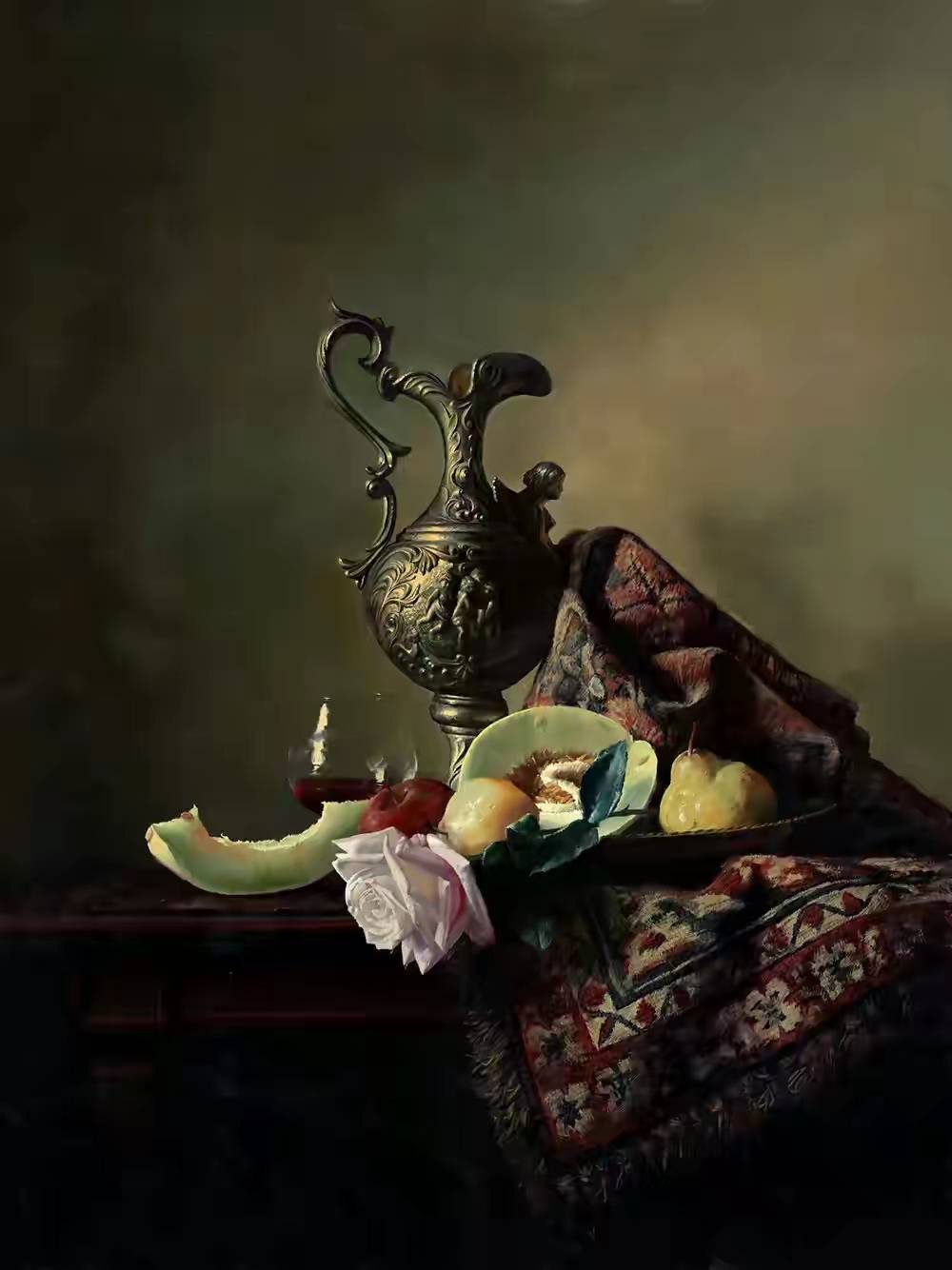 现代极具实力和影响力的写实主义静物画家阿列克谢安东诺夫