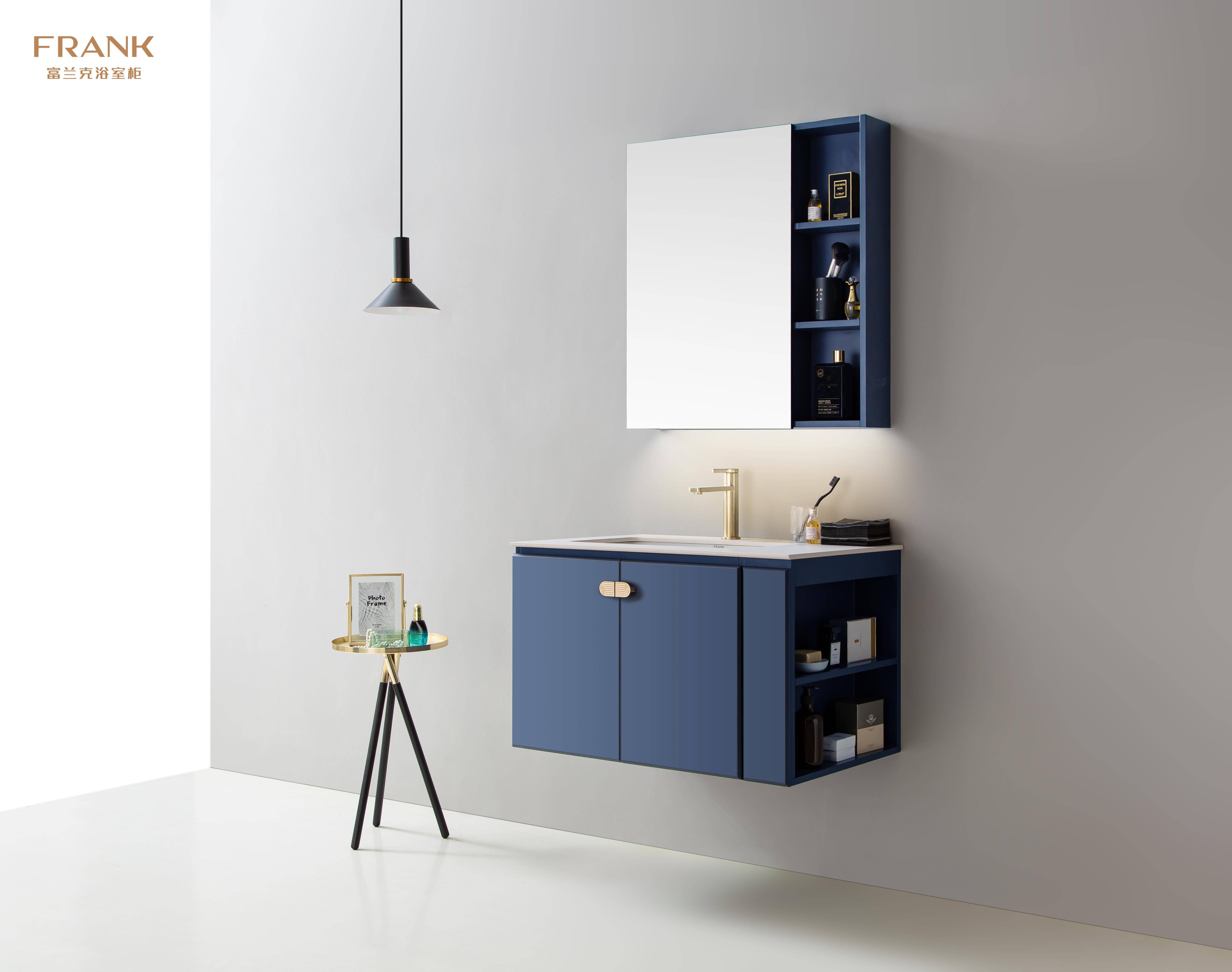 富兰克浴室柜新品发布 | 点击种草实用好物,拯救小户型浴室空间_实木