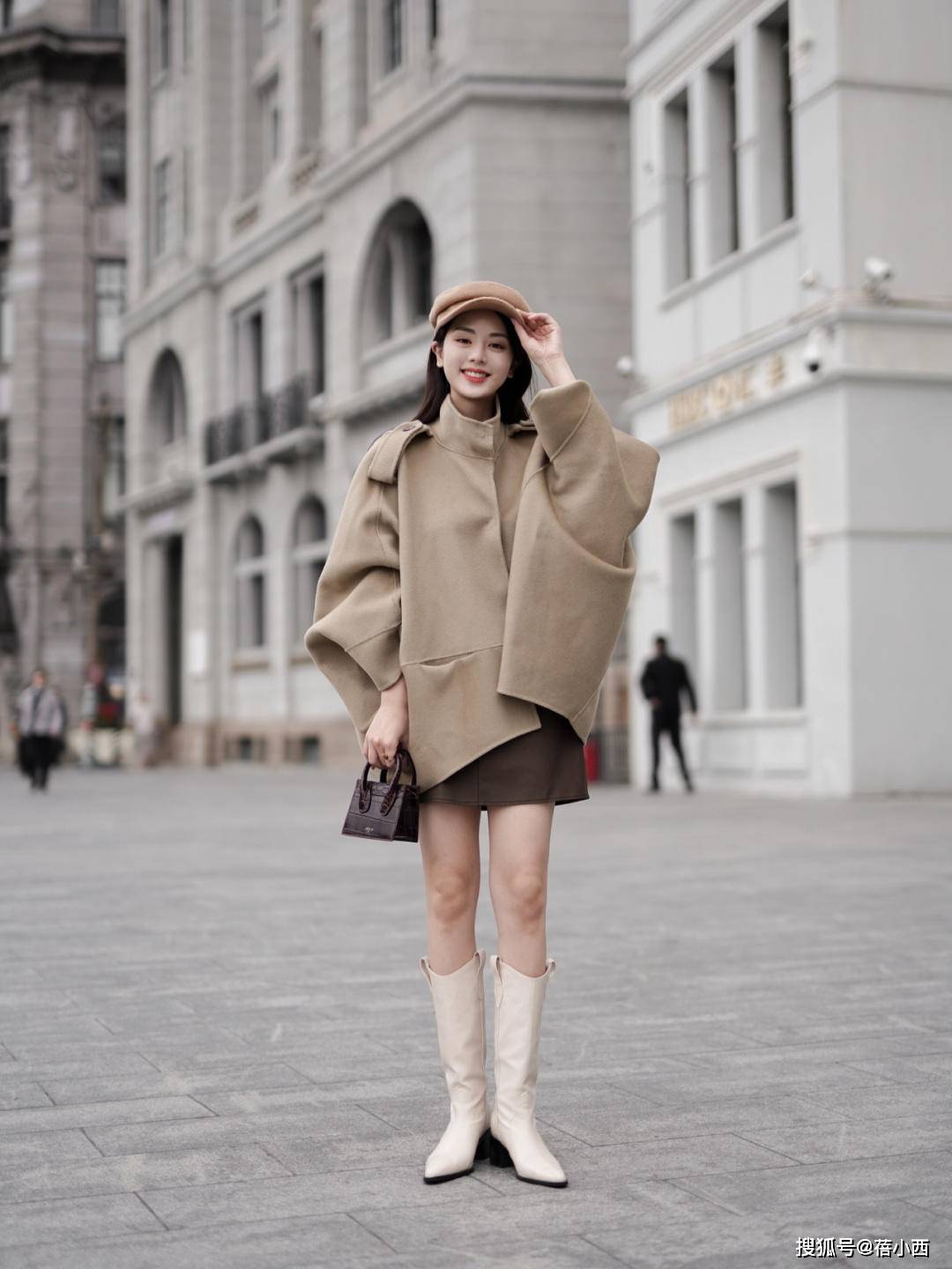 美眉 身高160cm左右的普通人,穿“大衣”要注意细节,才能显高又显瘦