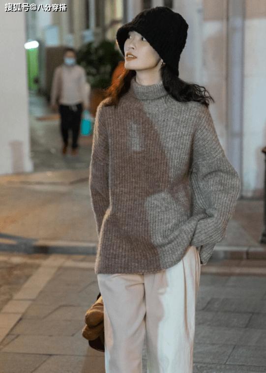 黑色 不露脚踝的冬季穿搭来喽,这些搭配简约日常又保暖,美得毫不费力