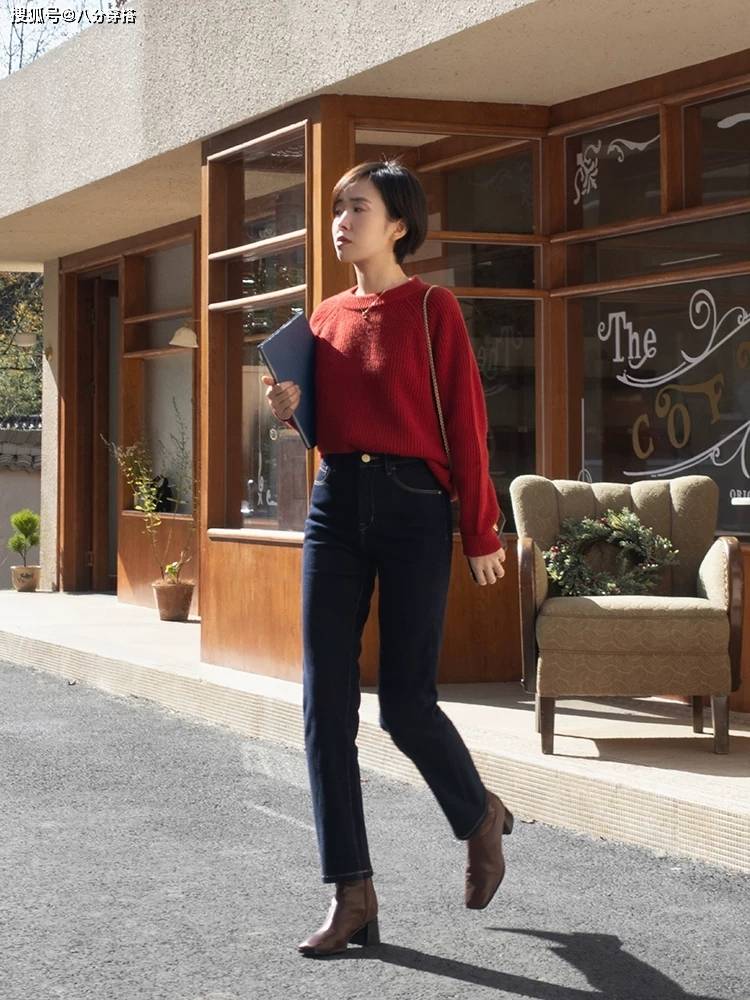 黑色 不露脚踝的冬季穿搭来喽,这些搭配简约日常又保暖,美得毫不费力