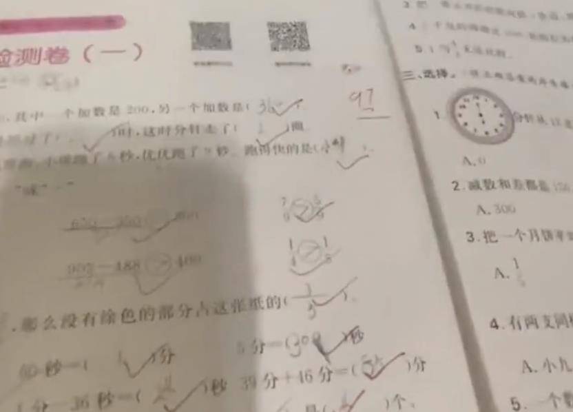 原创             宁夏8岁男孩做试卷考97分，大哭非要再做一张，妈妈一招网友点赞