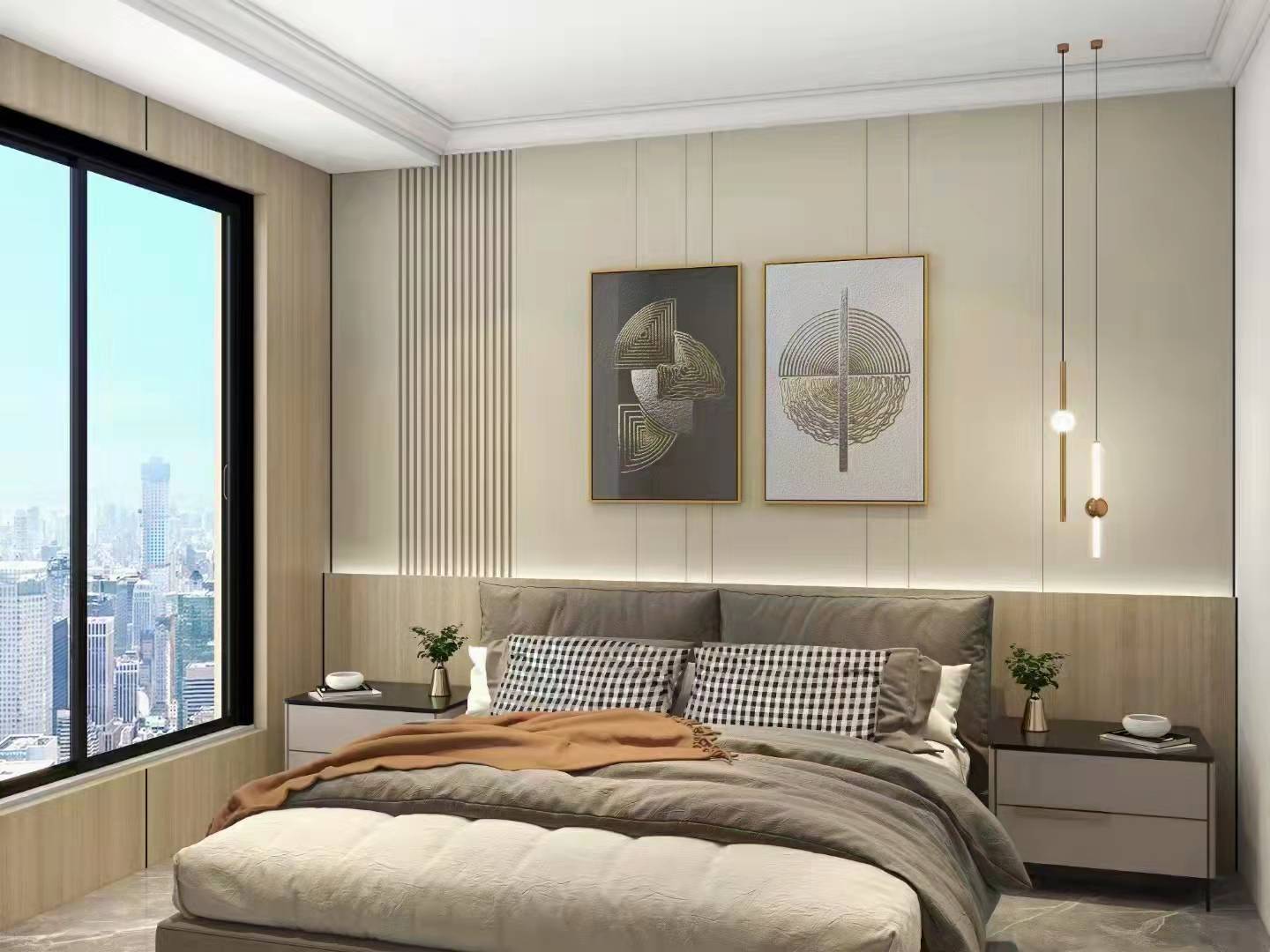 卧室怎么装的有格调?来看看东方廷木饰面给您的参考!_装修_床头_私人