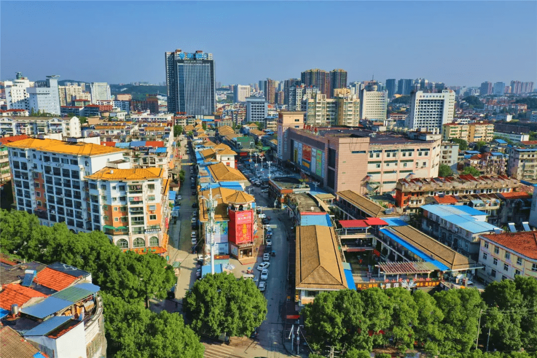 咸宁温泉街道图片