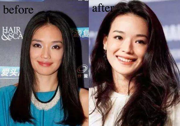 中分脸上有3个特点的女生，请放弃中分！侧分卷发更适合你
