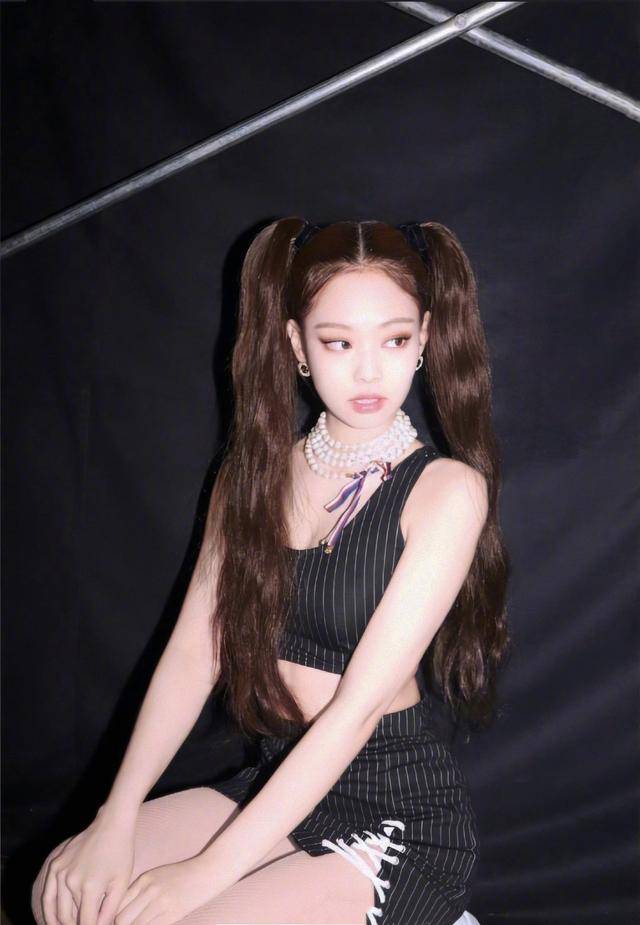 原創jennie雙馬尾造型甜度爆表blackpink演唱會大賞