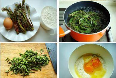 营养素|天然养生早餐香椿鸡蛋饼