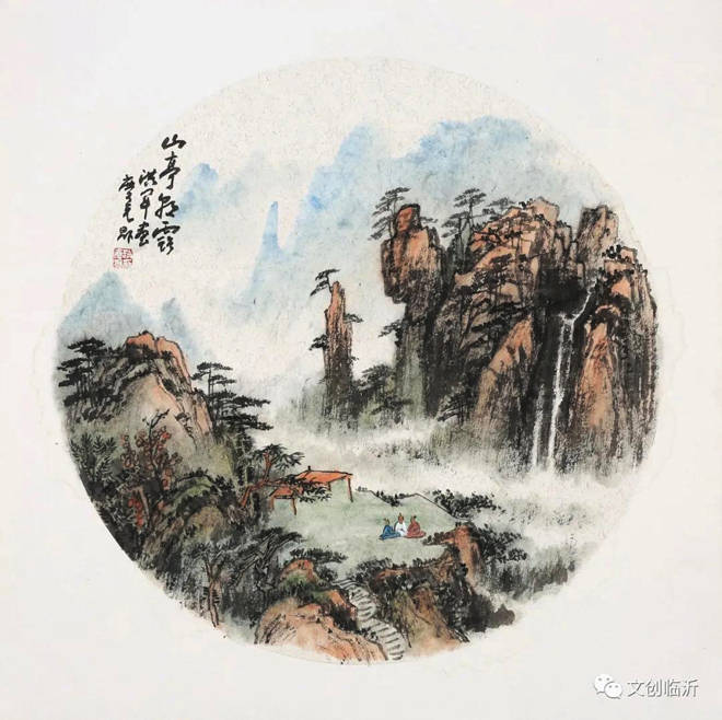 意与古会钱守宽张鸿钧书画展在远通集团凯迪拉克4s店开幕